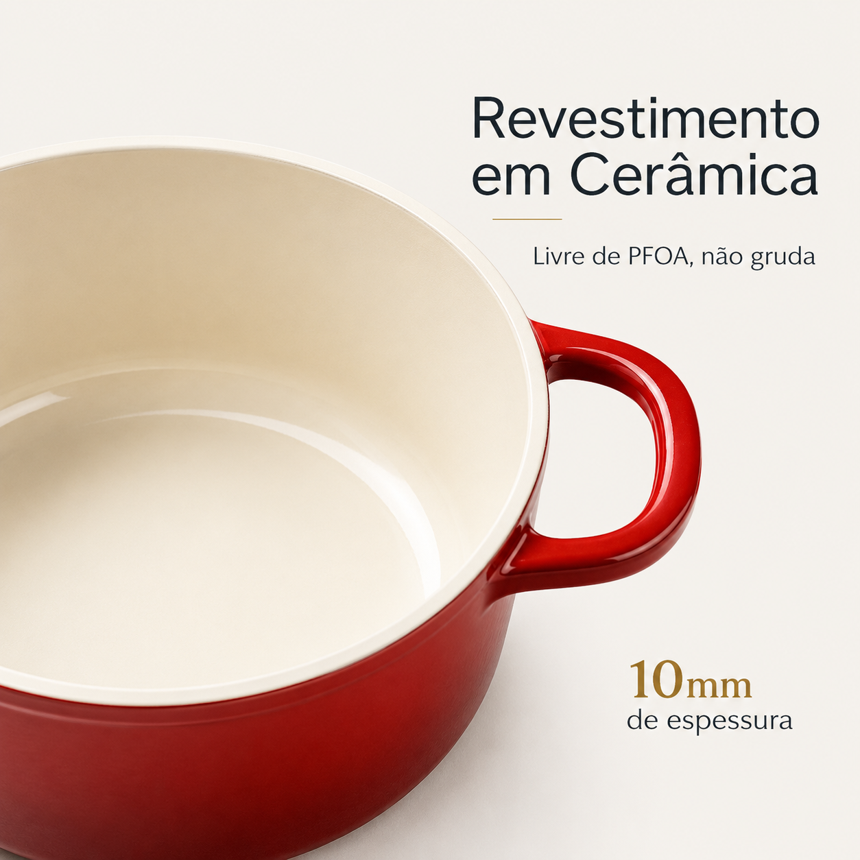 Cocotte Provence Lioré — Caçarola com Tampa e Revestimento Cerâmico